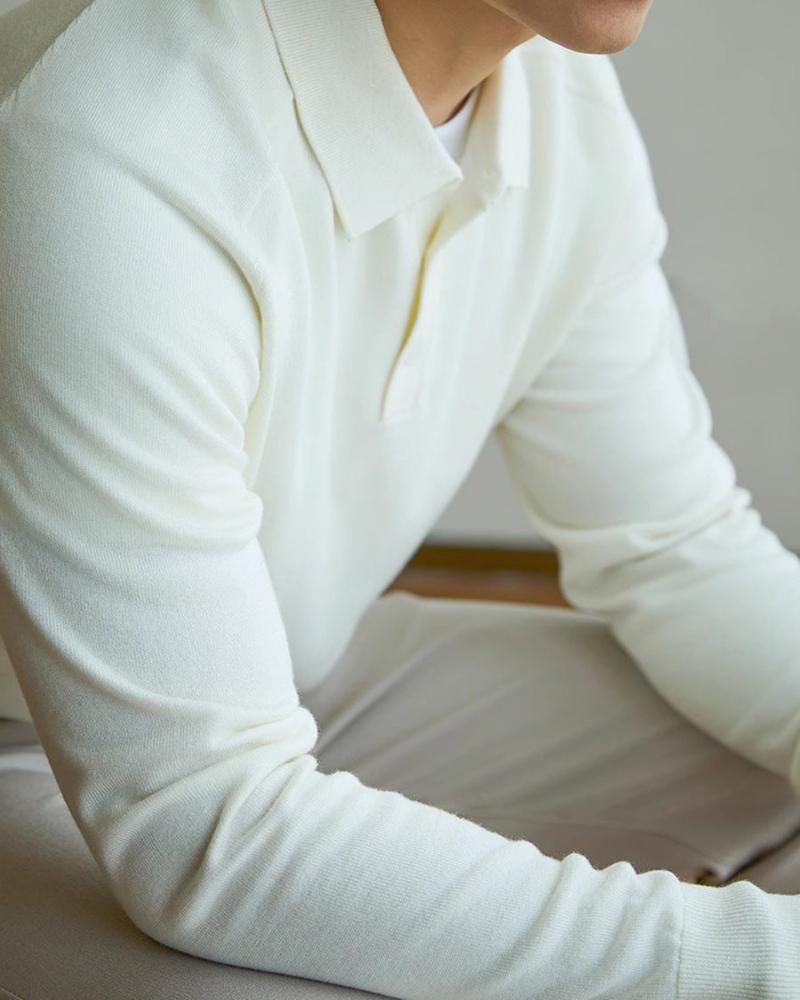 Polo de 100% Lana Premium