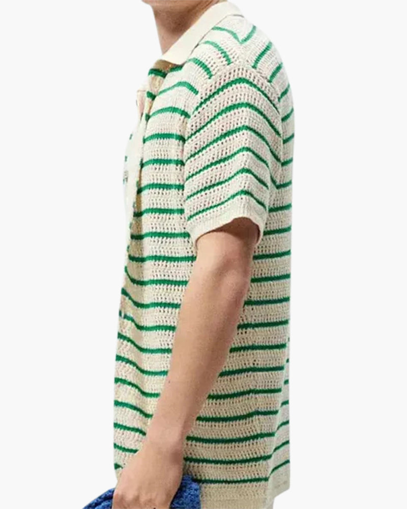 Marbella - Camisa de Botón de Punto